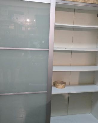 Armadio scorrevole doppia anta IKEA alluminio PAX