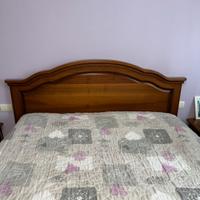 Testiera letto matrimoniale in legno