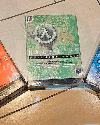 HALF LIFE 1° EDIZIONE ORIGINALE PC + ESPANSIONI