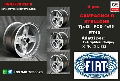 Campagnolo stellone 7x13 et10 4x98 Fiat 124 128