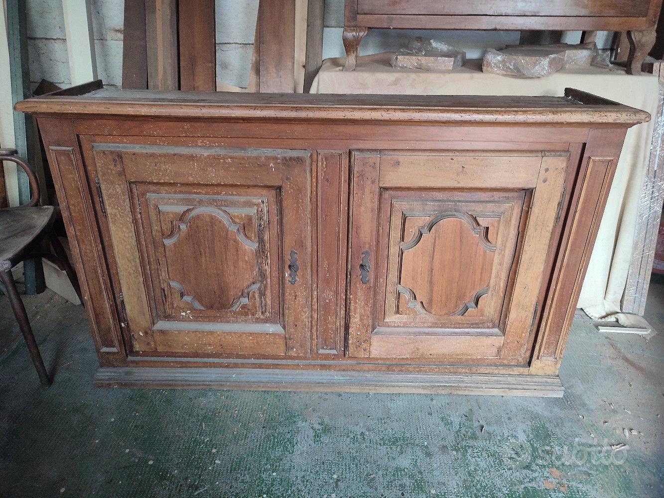 credenza antica doppio corpo noce h 260 Arredamento e Casalinghi In