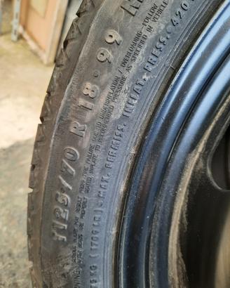 ruotino di scorta volkswagen golf 7 125 70R 18 