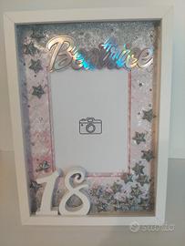 portafoto 18 anni con luci