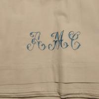 Antico Lenzuolo Singolo Ricamato