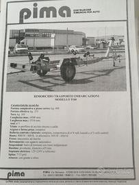 Carrello porta barca