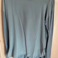 Maglia Max Mara azzurra opaca leggera.