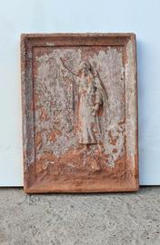 San' Antonio Abate antico bassorilevo terra cotta 