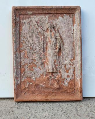 San' Antonio Abate antico bassorilevo terra cotta 