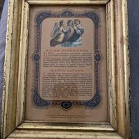 quadro religioso d’epoca fine ‘800 / primi ‘900