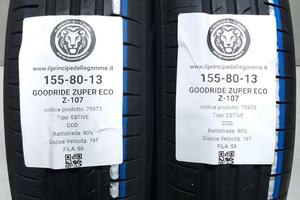 2 GOMME 155 80 13 GOODRIDE A75973