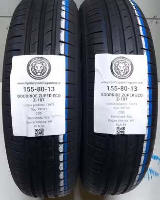 2 GOMME 155 80 13 GOODRIDE A75973