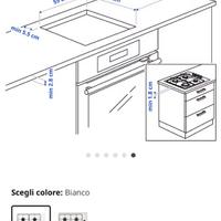 Piano cottura a gas Lagan Ikea nuovo imballato
