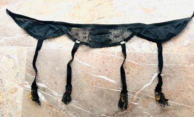 Reggicalze vintage tg S epoca ‘70 pizzo e tulle