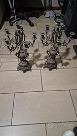 Candelabri in bronzo