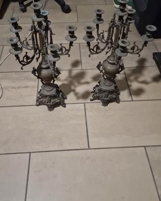 Candelabri in bronzo
