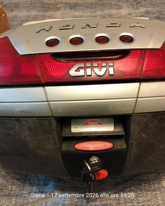 Bauletto Honda scooter con piastra