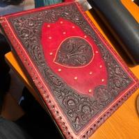 Album porta foto in vera pelle vintage