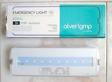 Lampada di emergenza funzione Autotest LEM 3h luce