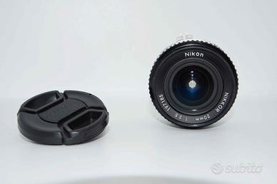 Nikon Nikkor AI 20 mm f 3.5, tappi