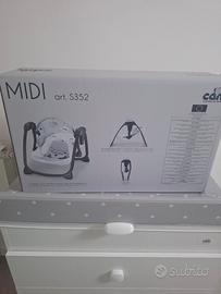 sdraietta,per neonati elettrica  cam mod Midi 