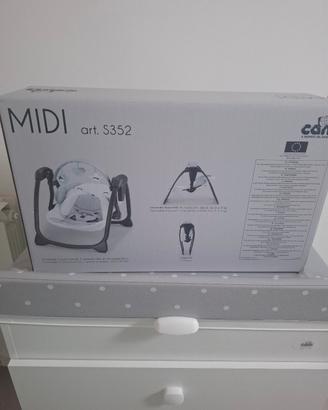 sdraietta,per neonati elettrica  cam mod Midi 