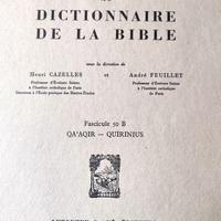 Dizionario della BIBBIA - Spplement fascicule 50B