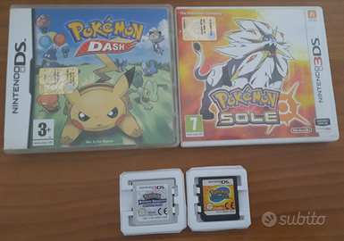 Giochi Pokemon Nintendo DS/3DS vari