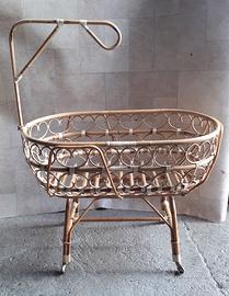 Culla in bambù design Franco Albini vintage