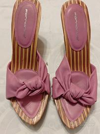 Zoccoli Fornarina pelle