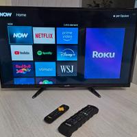 TV 32" LED con digitale + chiave usb SMART