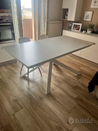 Tavolo rettangolare allungabile