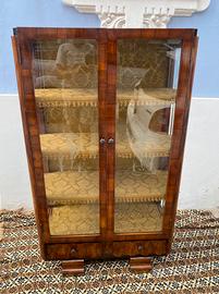 Vetrina cristalliera anni 30-35 in stile Art Deco’