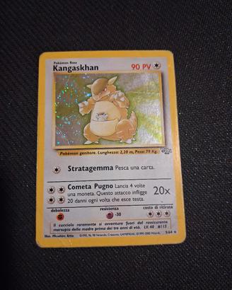 carta pokemon kangaskhan set jungle 