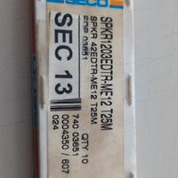 10pz Inserti SECO SPKR1203EDTR-ME12 T25M