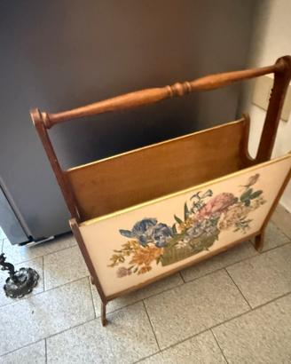 Portariviste vintage in legno