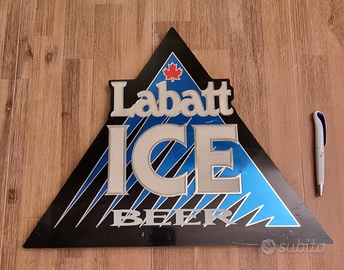 Insegna cartello birra labatt ice beer : grande 48
