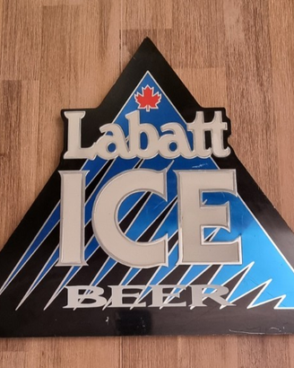 Insegna cartello birra labatt ice beer : grande 48
