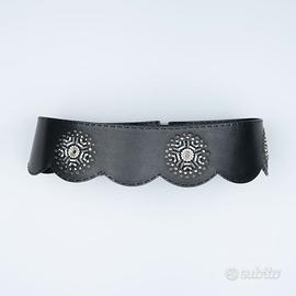Cintura Ermanno Scervino 100% Pelle Nera
