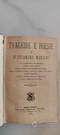 Tragedie e poesie di ALESSANDRO MANZONI 1873