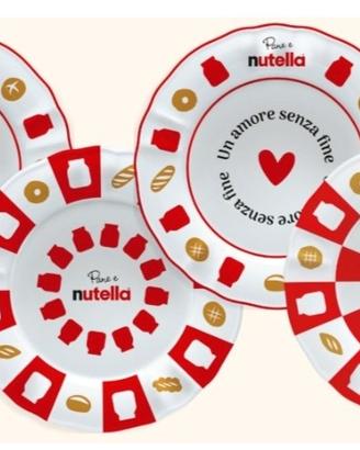 Set piatti pane & NUTELLA 