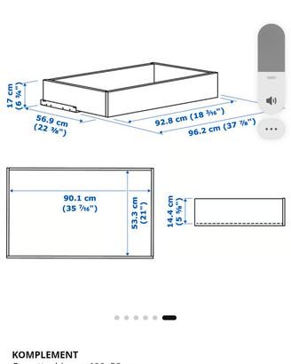 cassetto pax complement 100x58