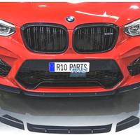 SPOILER LIP BMW X4 G02 18-20 LOOK ROCK NERO OPACO