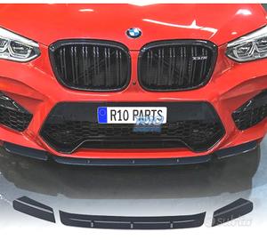 SPOILER LIP BMW X4 G02 18-20 LOOK ROCK NERO OPACO