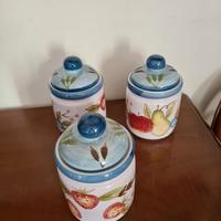 Set barattoli ceramica