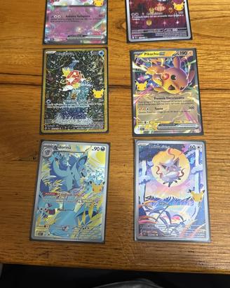 Carte pokemon 30 anniversario