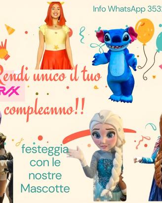 noleggio Mascotte con operatore