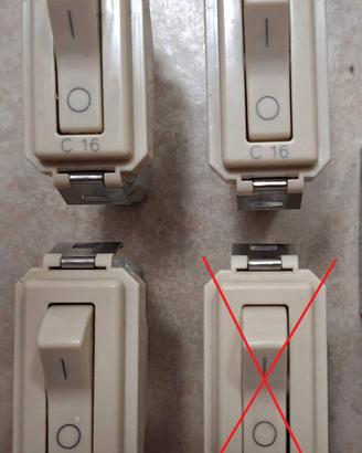 3 Vimar Magnetotermico 1P C16 CB 120-230V 08064.16
