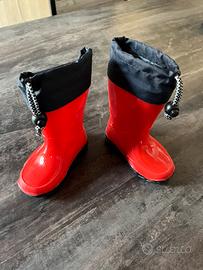 Stivaletti gomma impermeabile bimbo taglia 20