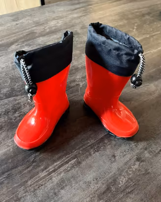 Stivaletti gomma impermeabile bimbo taglia 20