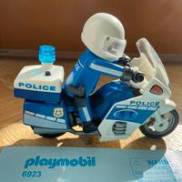 PLAYMOBIL poliziotto in moto 6923